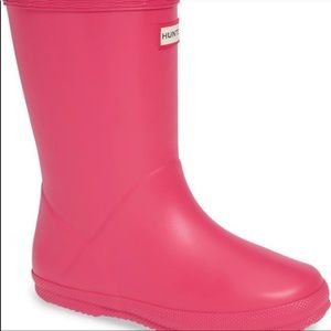 Toddler hunter rain boots size 4